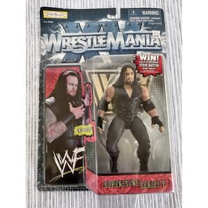 1998 Jakks Pacific Wrestle Mania UNDERTAKER Superstars Series 7 Action Figure
